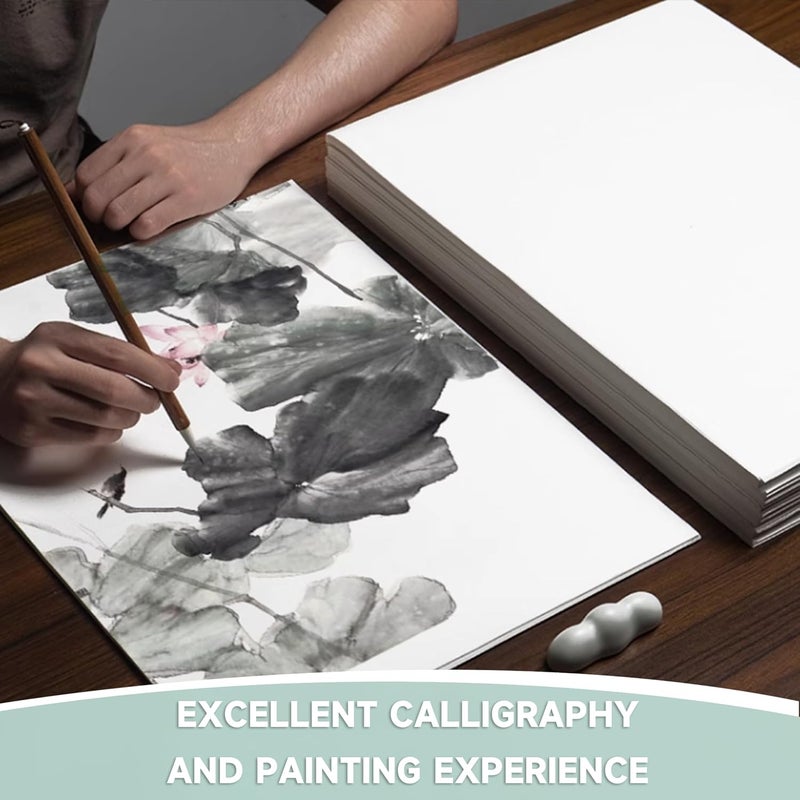 VEOOK 200 Sheets Letter Size 8.5" x 11" Mulberry Paper, Natural Fiber Rice Paper, Decoupage Decorative Tissue Paper for Writing Painting DIY Crafts Calligraphy Gift Wrap(MP-18) - Image 5